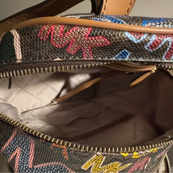 Michael Kors Multicolor Logo Backpack - Picture 8 of 8